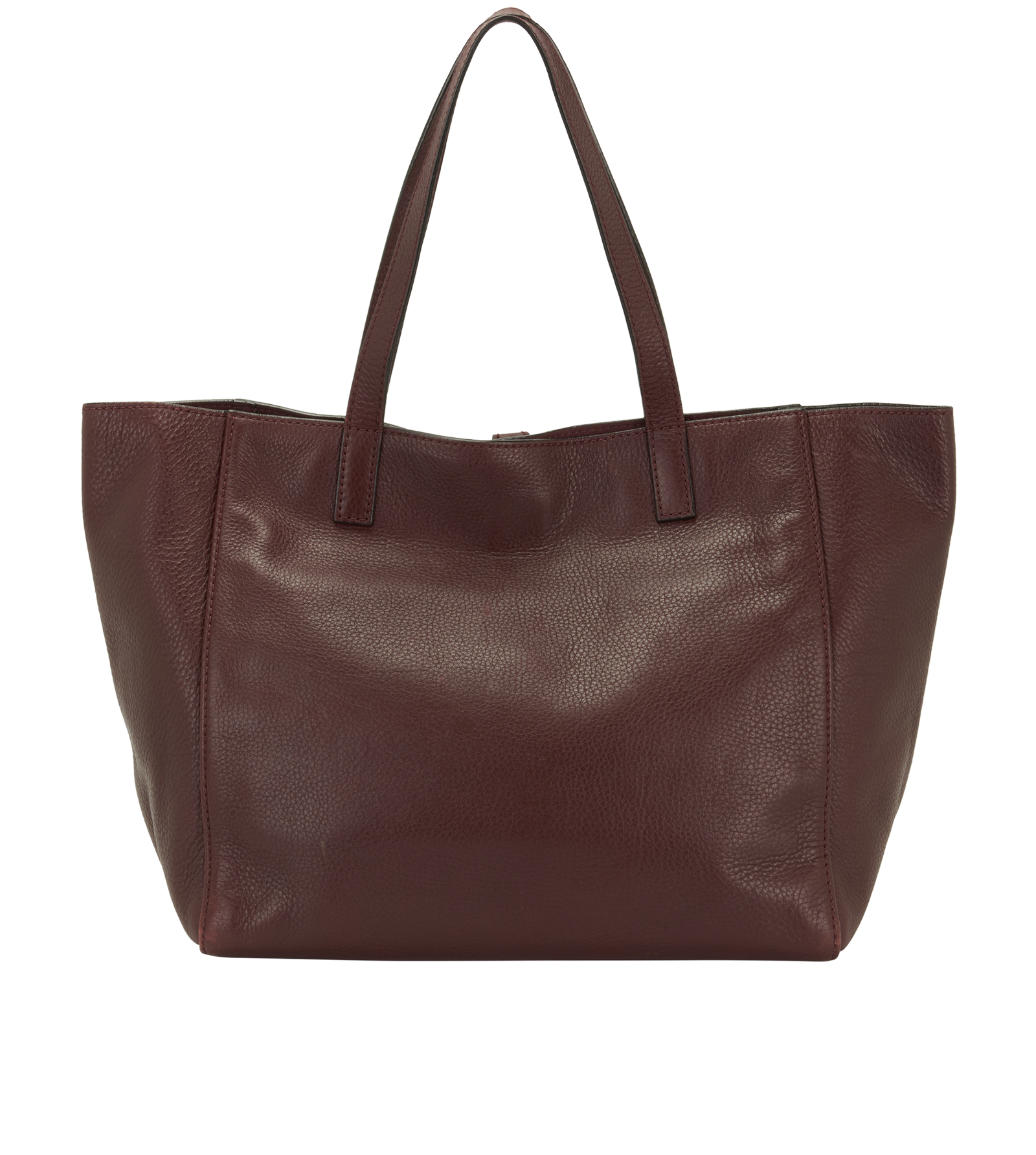Tessie Tote, &pound;290, Handbags, Burgundy, Leather, Back view